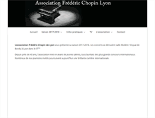 Tablet Screenshot of chopin-lyon.com